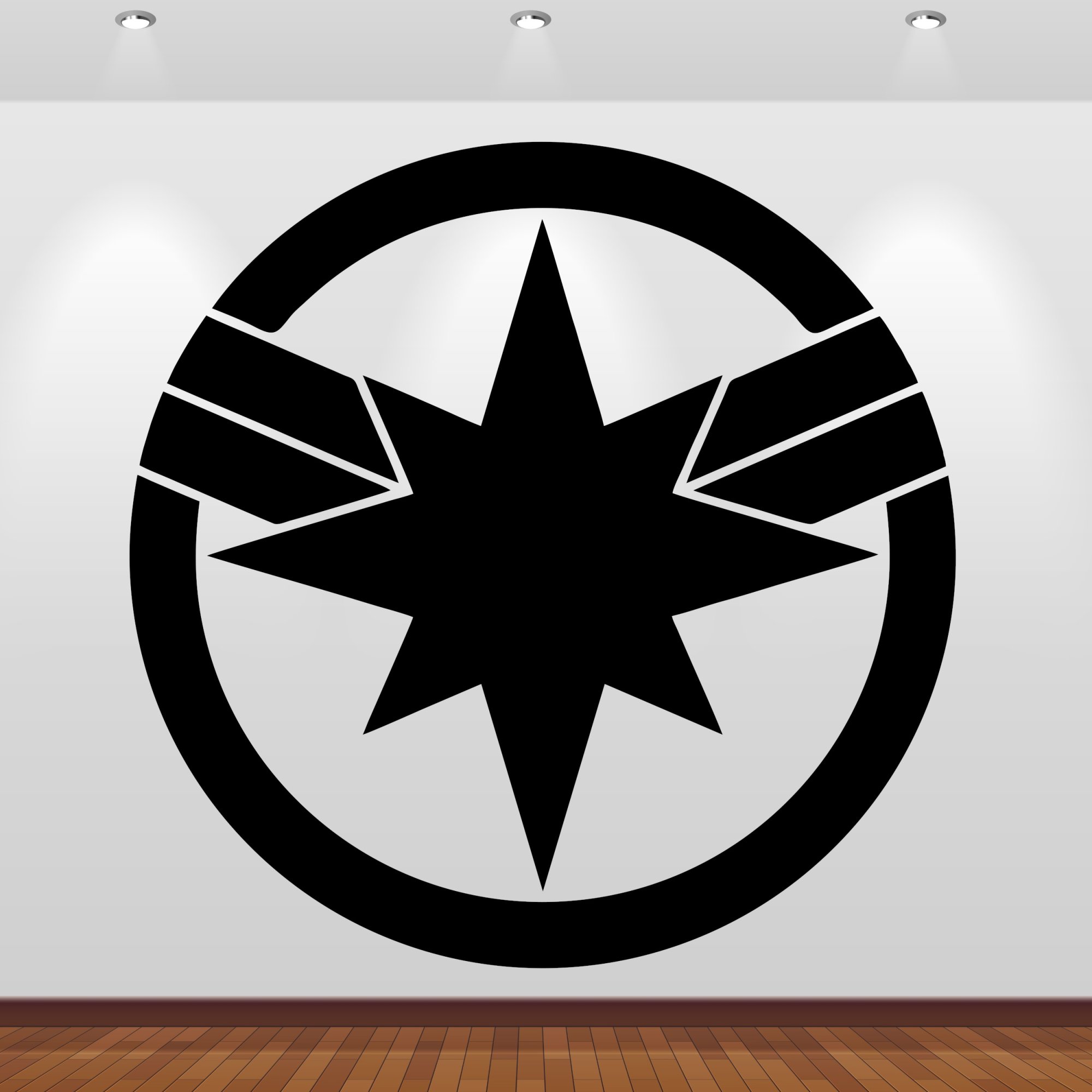 Wandaufkleber 46234 Captain Marvel